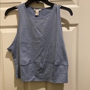 Blue Sleeveless Women's Top
